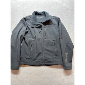 Wrangler 20X Gray  Softshell Long Live Cowboys Full Zip Jacket Mens Small‎